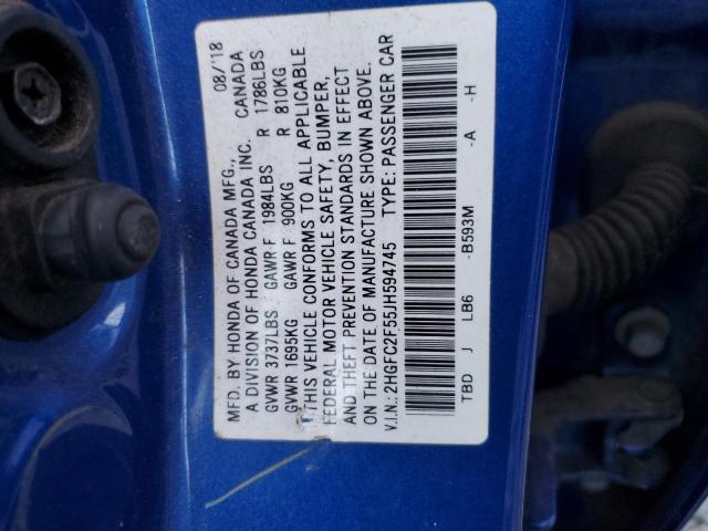 2018 Honda Civic lx