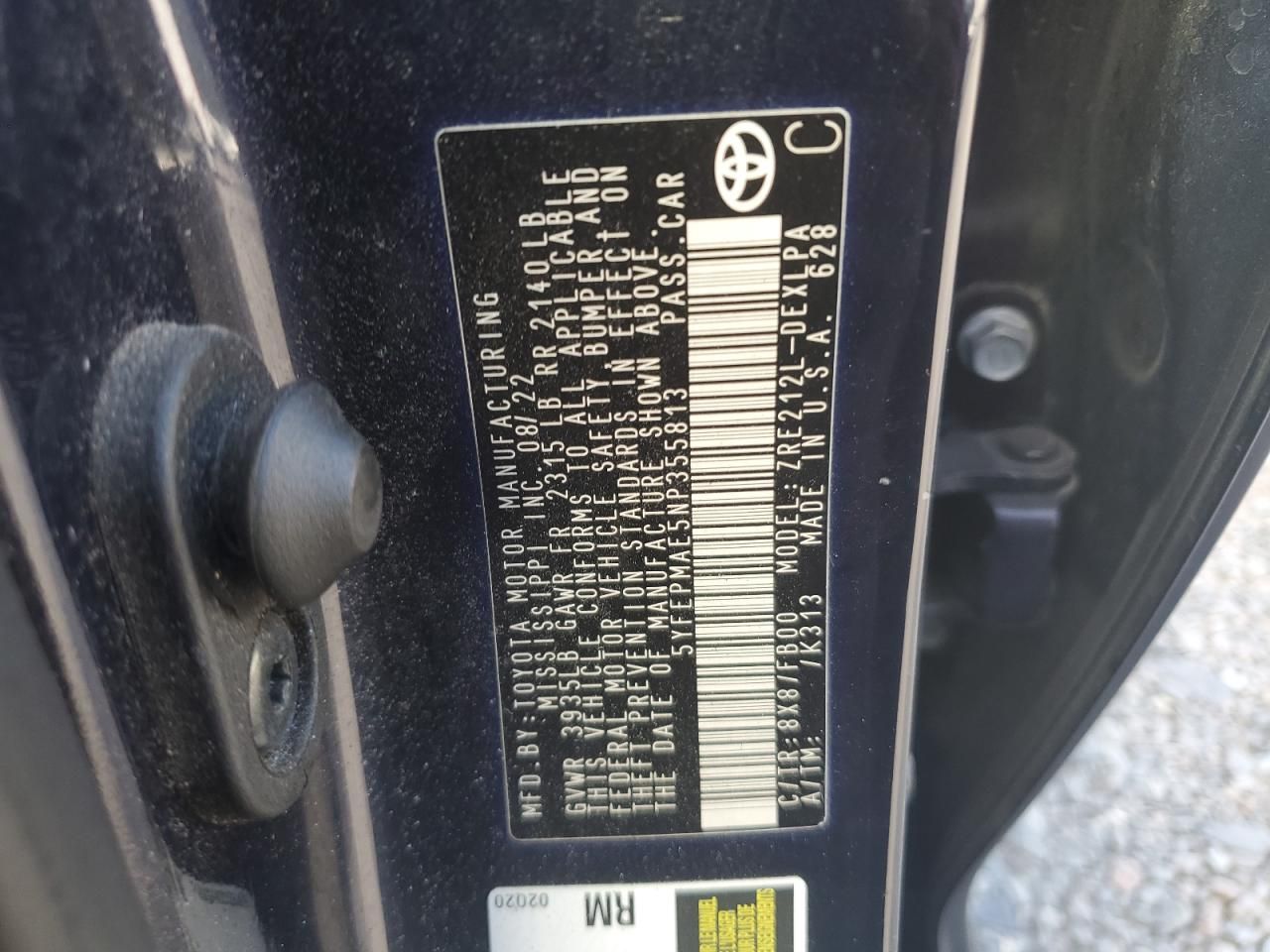 2022 Toyota Corolla le