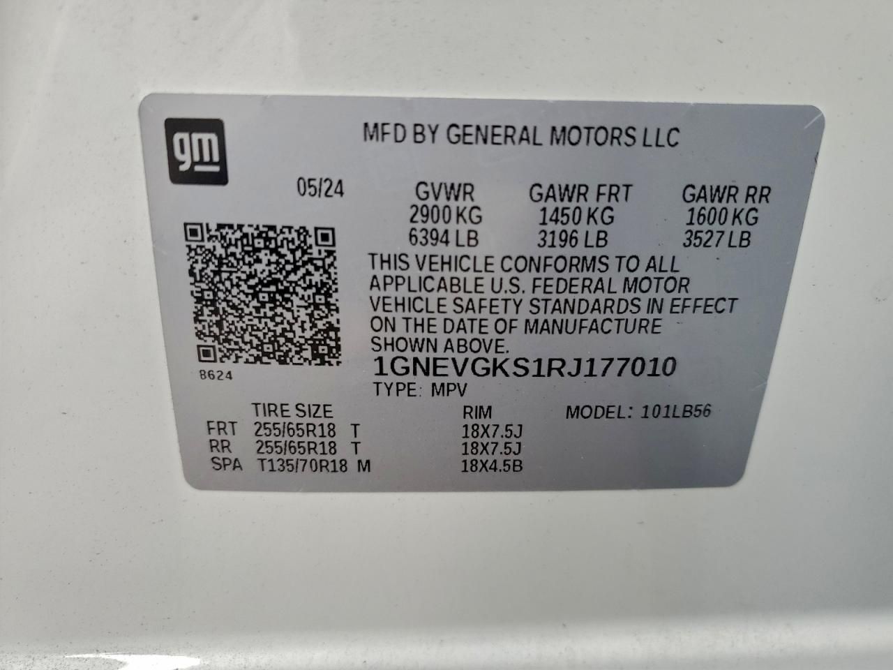 2024 Chevrolet Traverse lt