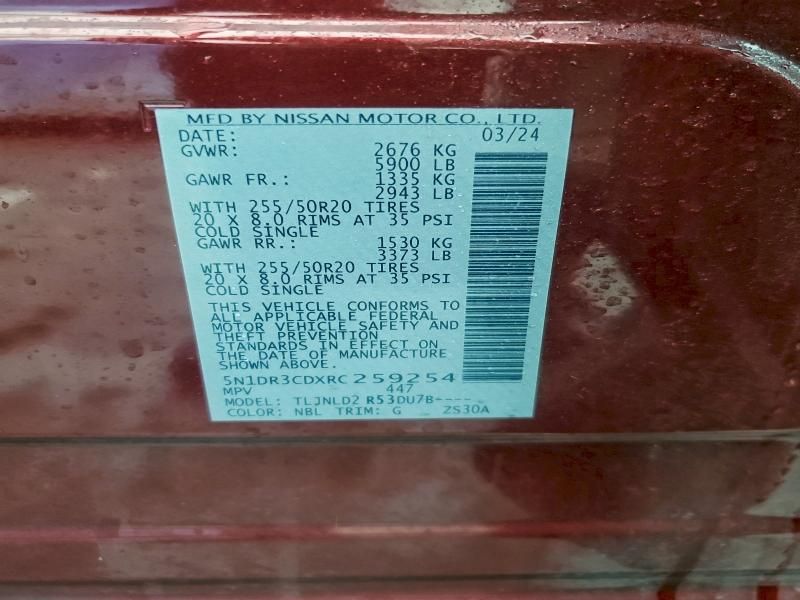 2024 Nissan Pathfinder sl