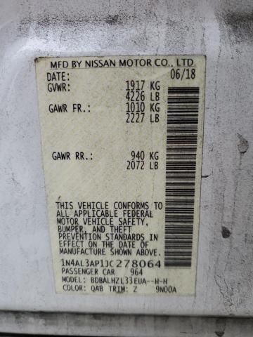 2018 Nissan Altima 2.5