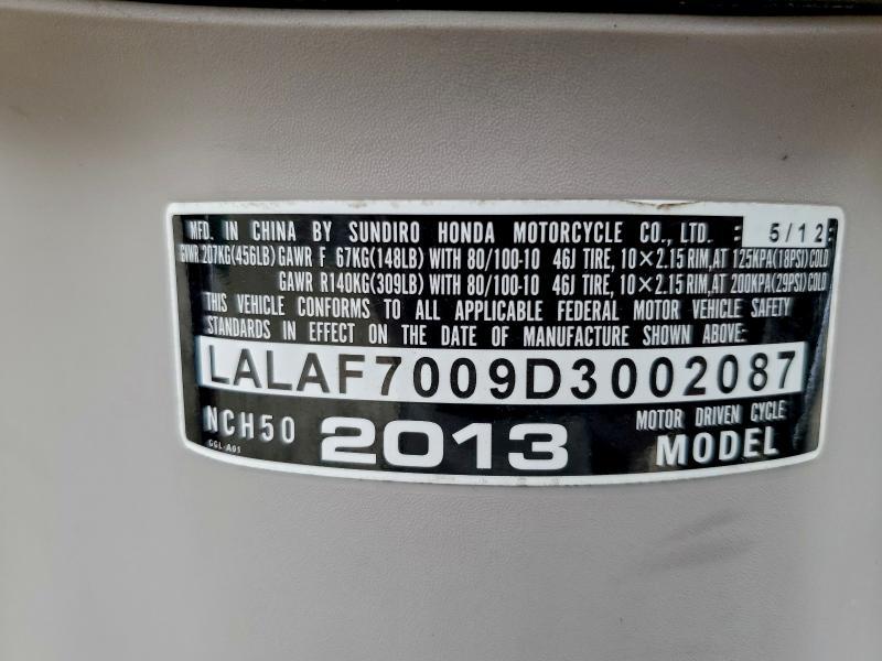 2013 Honda NCH50