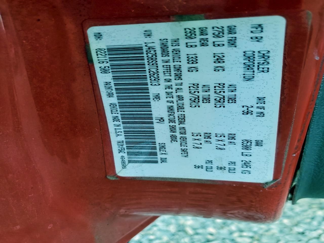 1996 Jeep Grand Cherokee Laredo