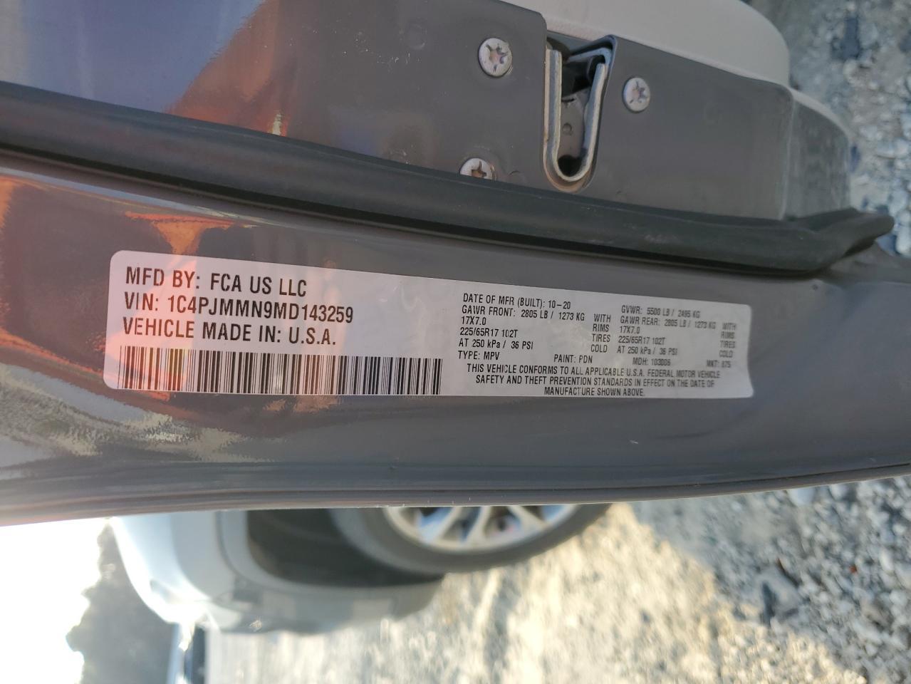 2021 Jeep Cherokee Latitude lux