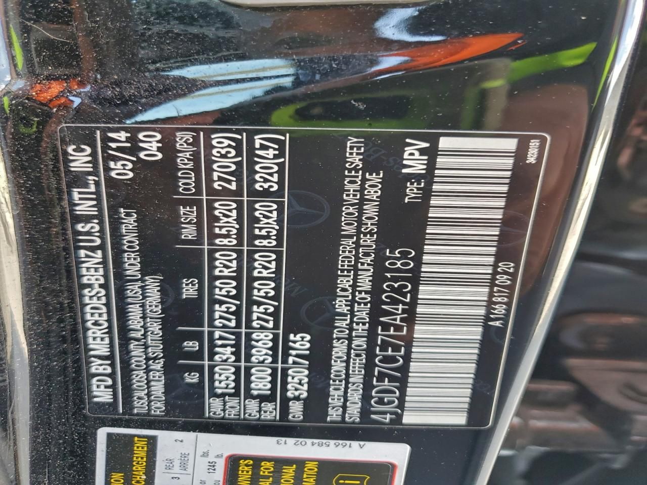 2014 Mercedes-Benz Gl 450 4matic