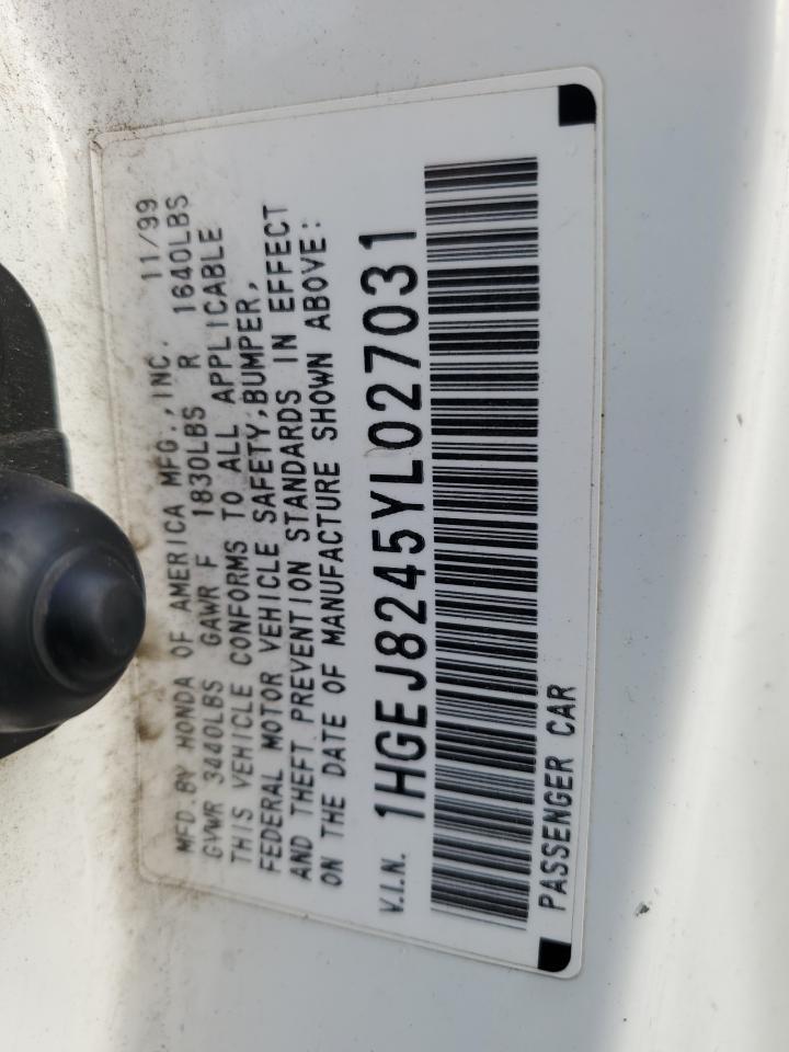 2000 Honda Civic ex