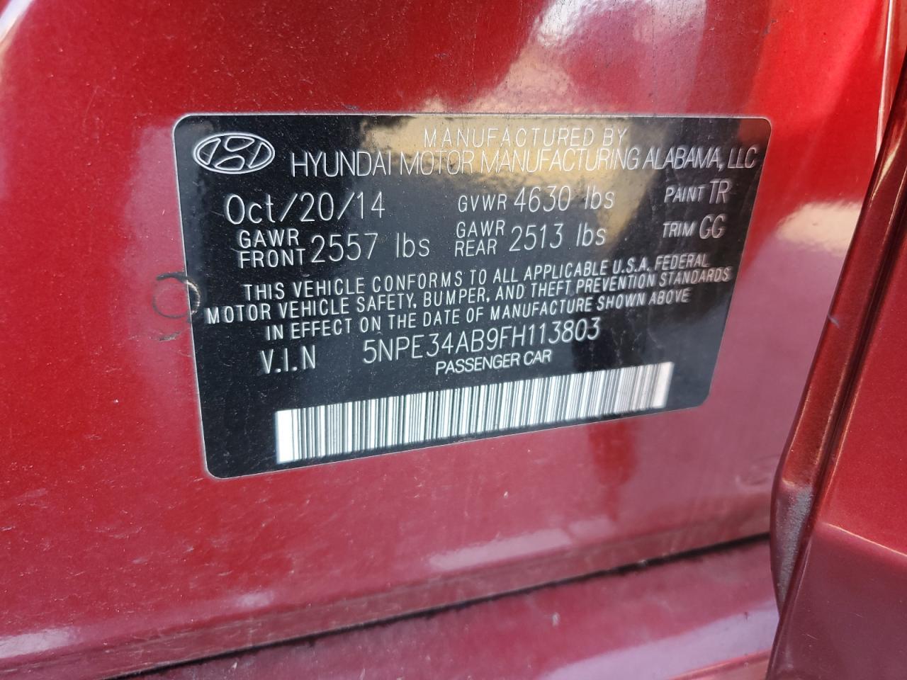 2015 Hyundai Sonata Sport