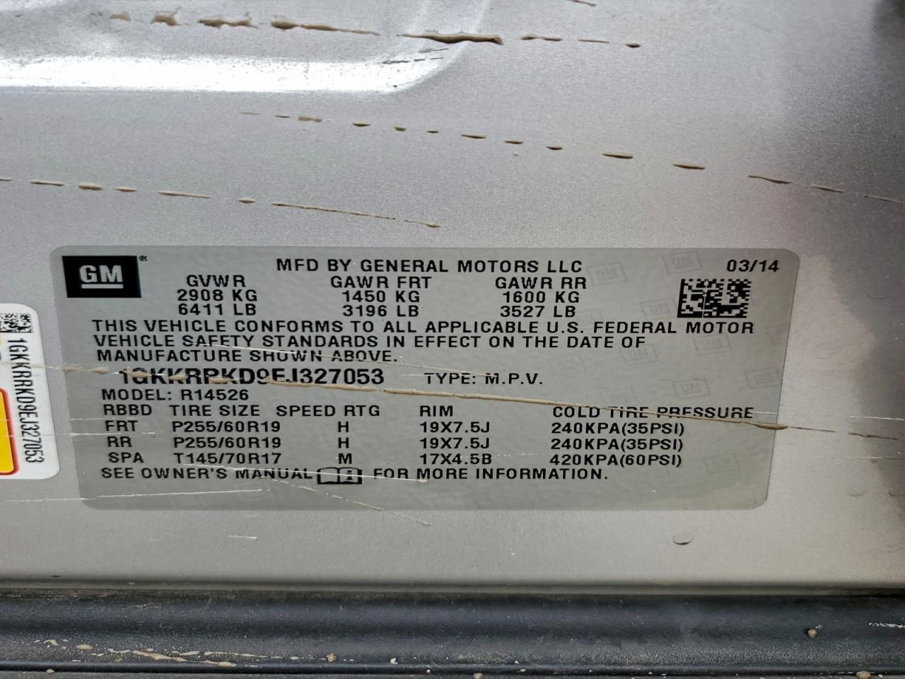 2014 GMC Acadia Slt-1