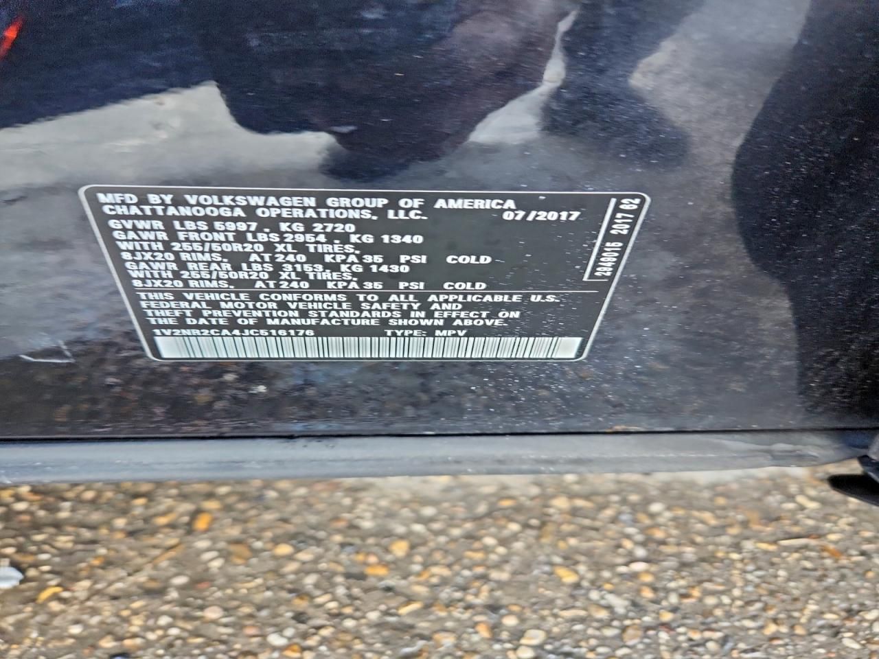 2018 Volkswagen Atlas sel Premium