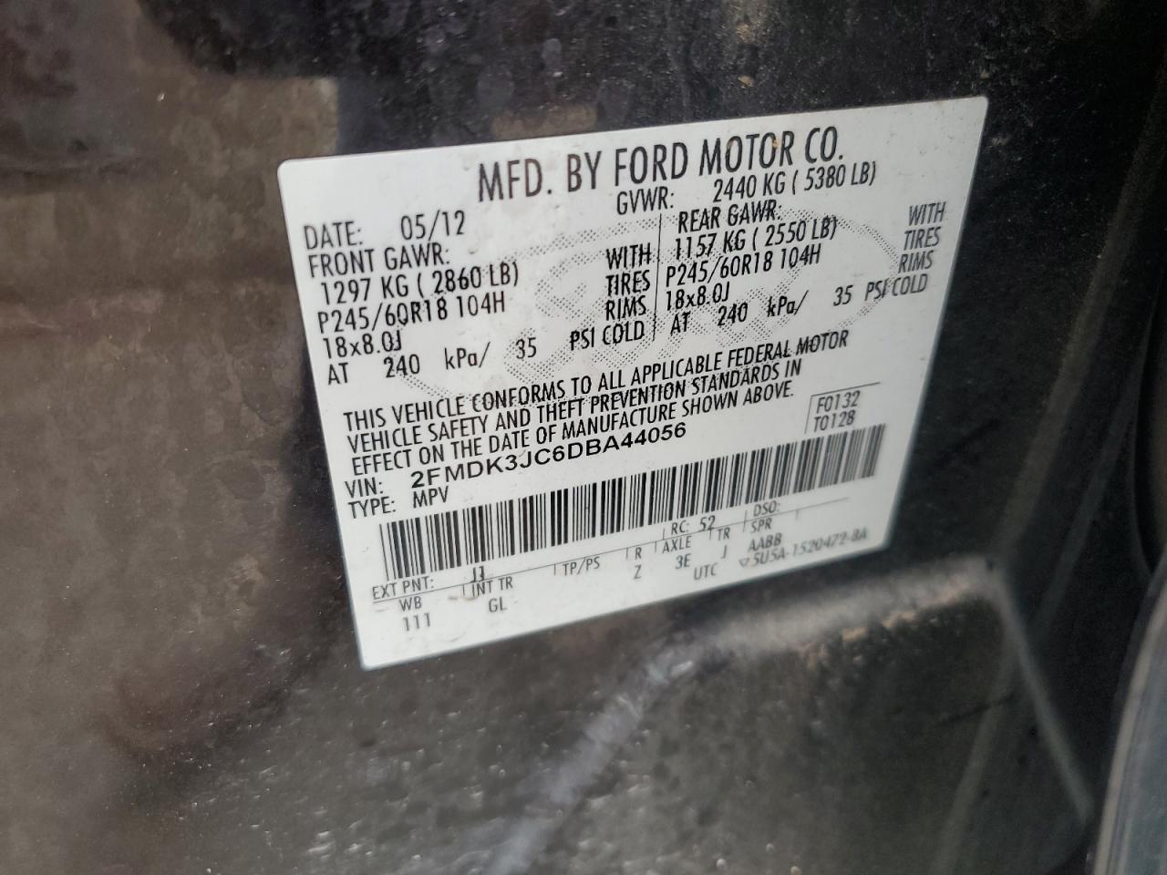 2013 Ford Edge sel