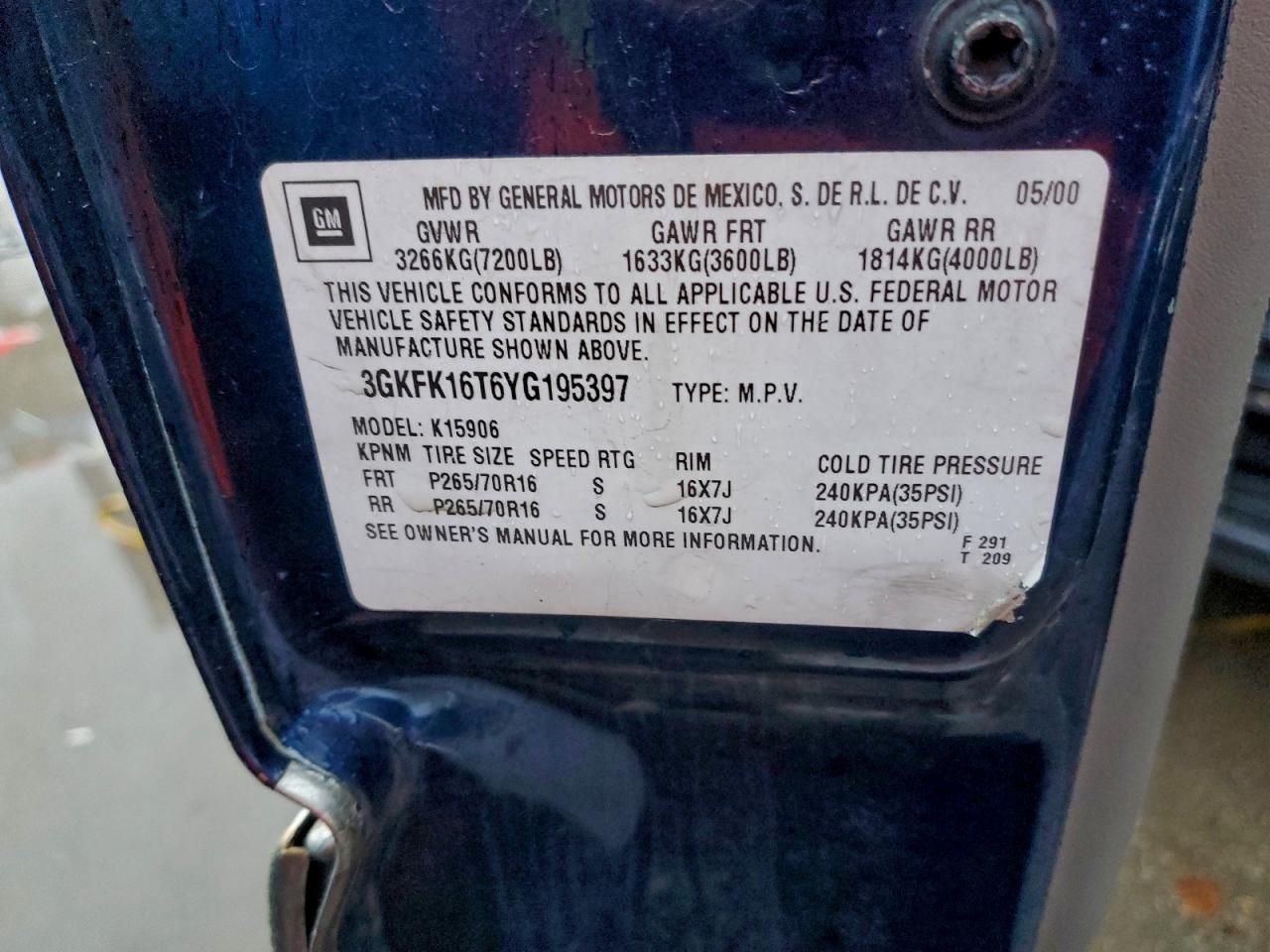 2000 GMC Yukon xl K1500