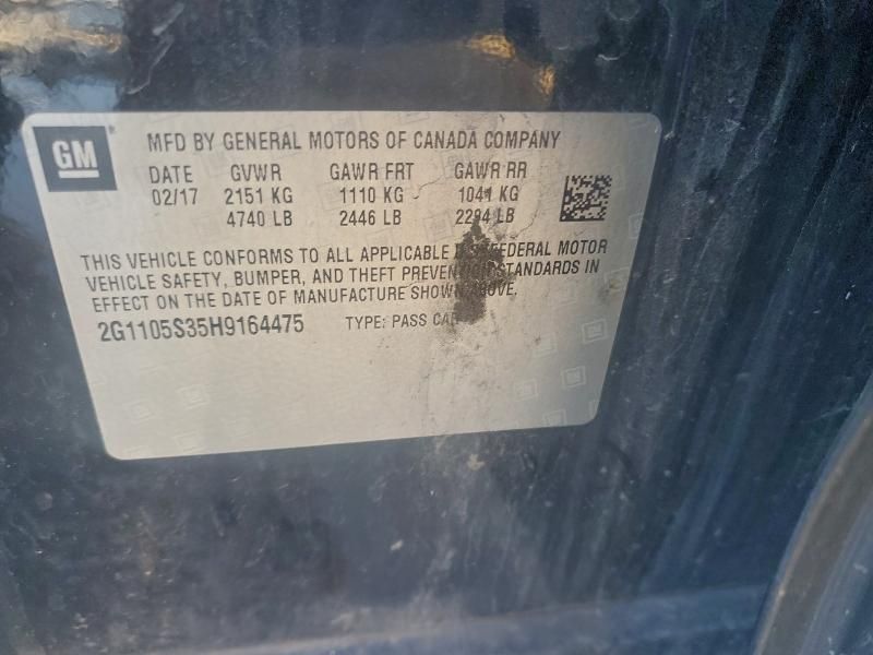 2017 Chevrolet Impala lt