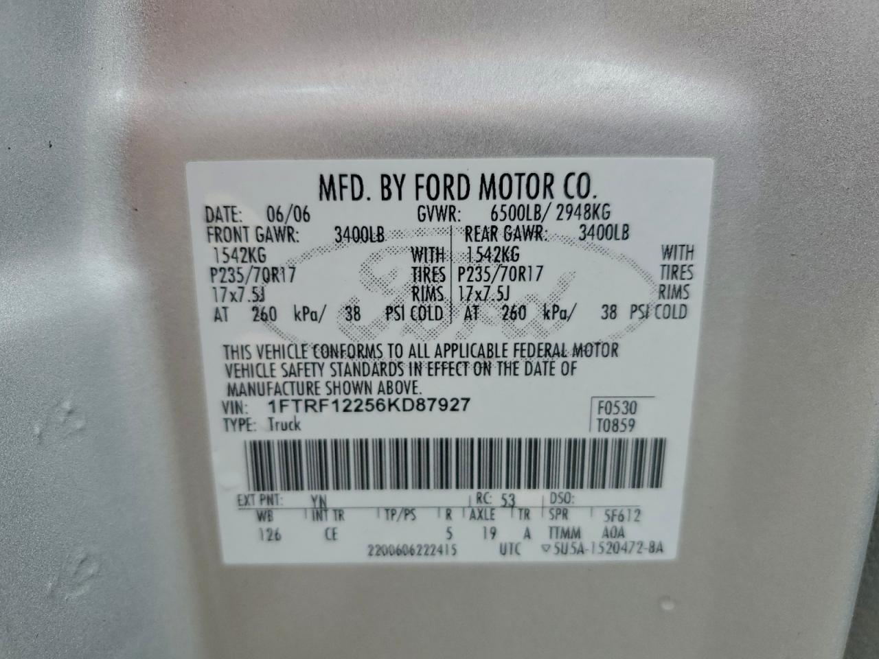 2006 Ford F150