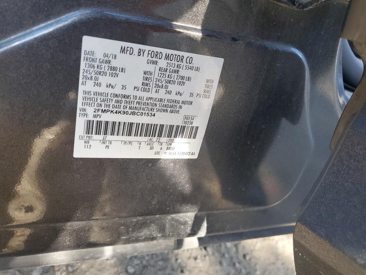 2018 Ford Edge Titanium