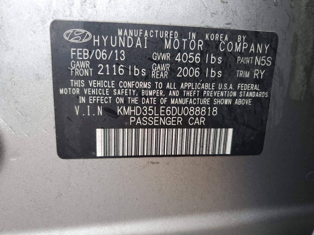 2013 Hyundai Elantra gt
