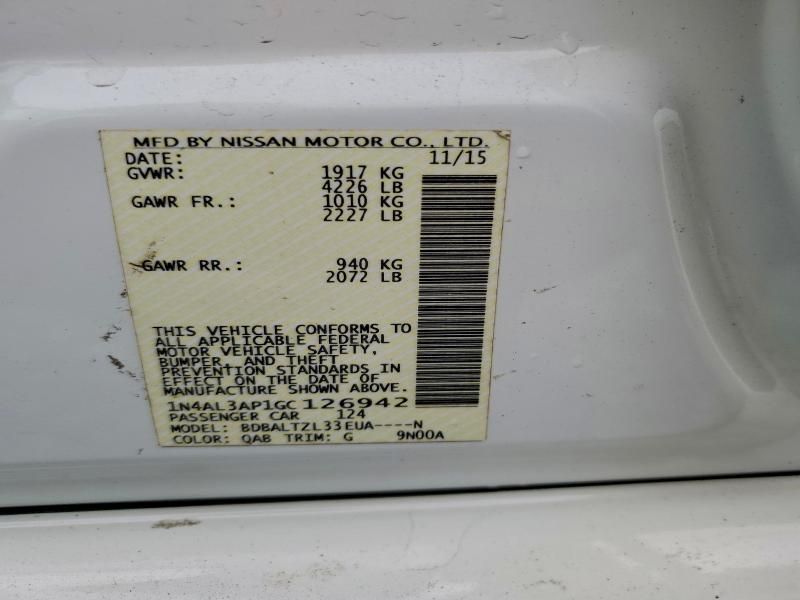 2016 Nissan Altima 2.5