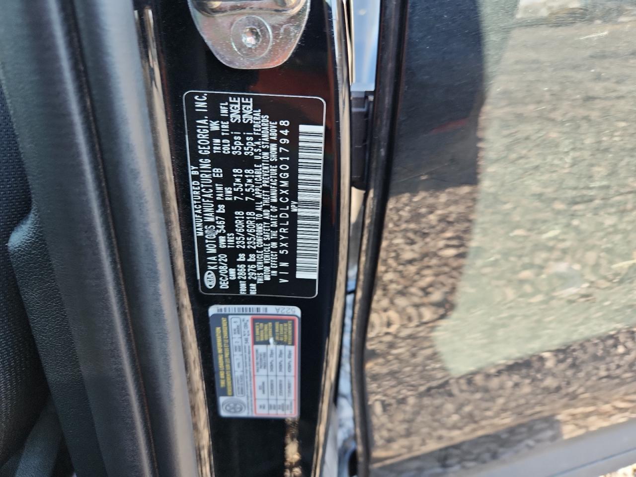 2021 KIA Sorento s