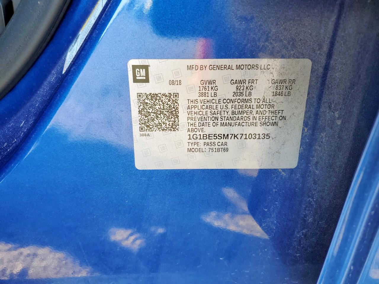 2019 Chevrolet Cruze lt