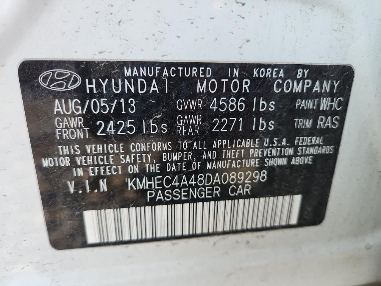 2013 Hyundai Sonata Hybrid Limited