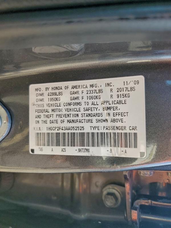 2010 Honda Accord lxp