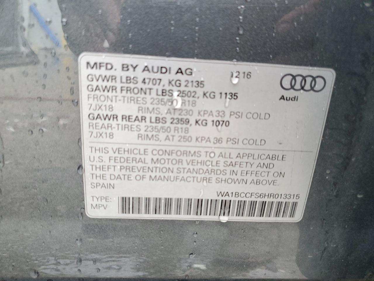 2017 Audi Q3 Premium