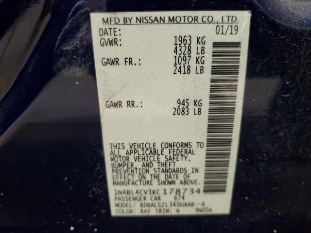 2019 Nissan Altima sr