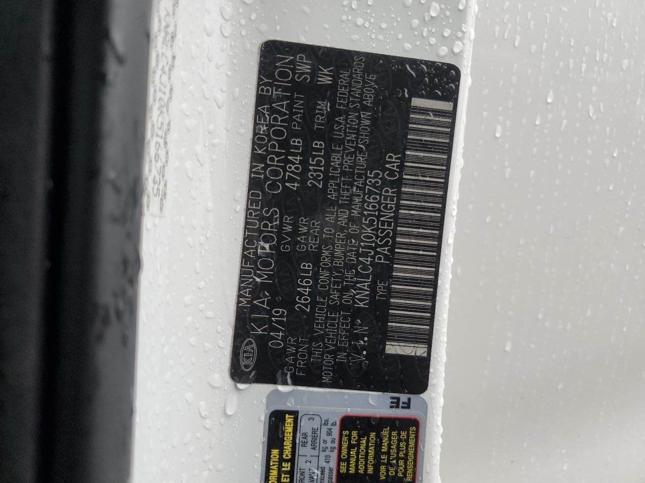 2019 KIA Cadenza Luxury