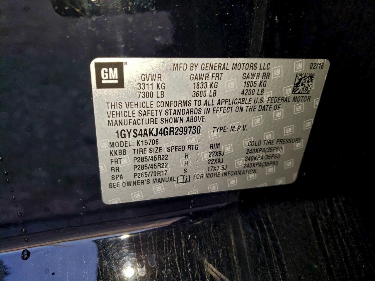 2016 Cadillac Escalade