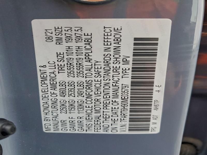 2021 Honda Cr-v Touring