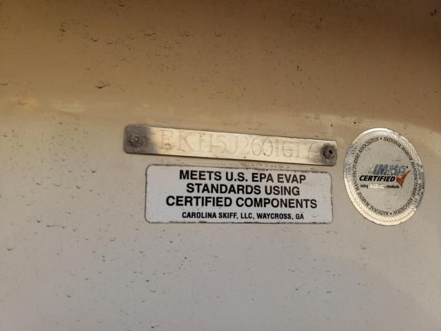 2017 Carolina Skiff Boat