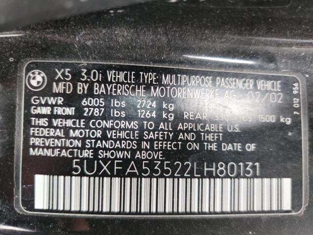 2002 BMW X5 3.0i