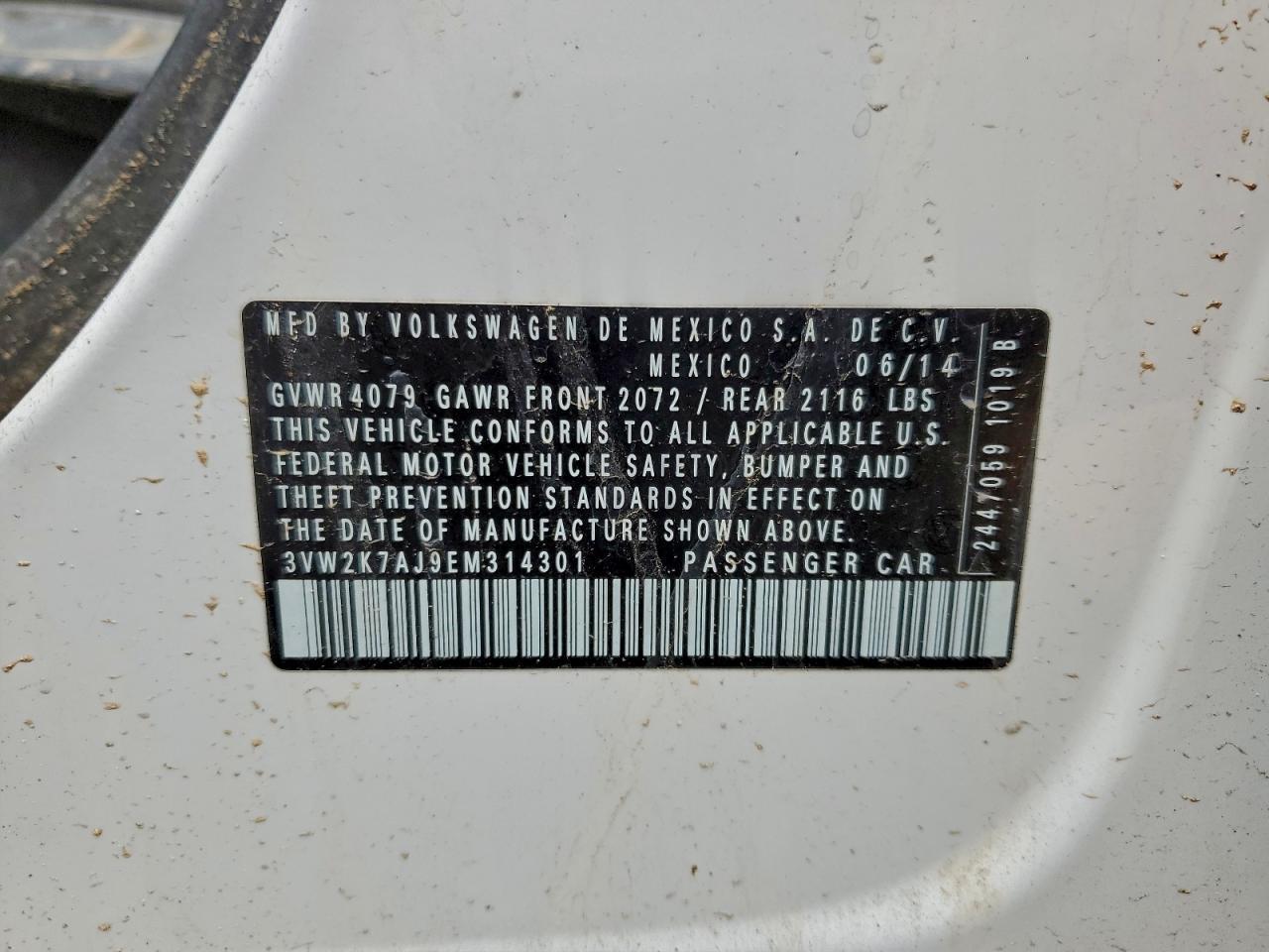 2014 Volkswagen Jetta Base