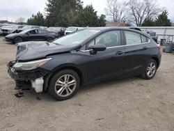 Vehiculos salvage en venta de Copart Finksburg, MD: 2017 Chevrolet Cruze lt