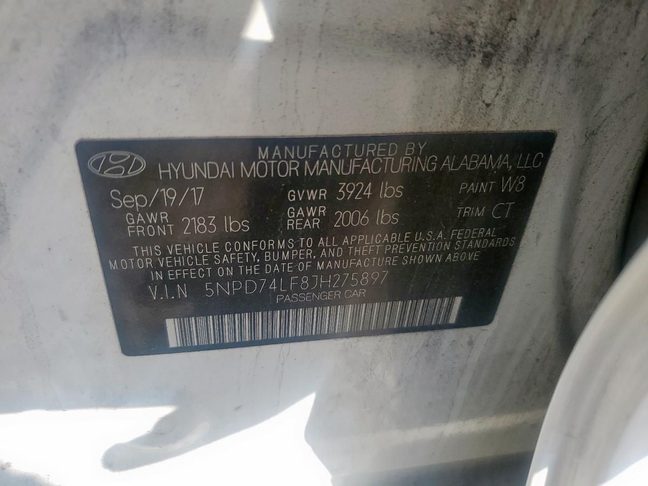 2018 Hyundai Elantra se