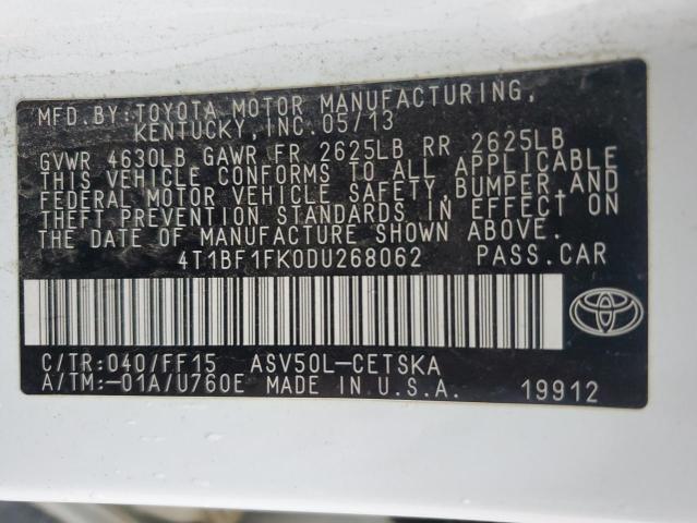 2013 Toyota Camry l