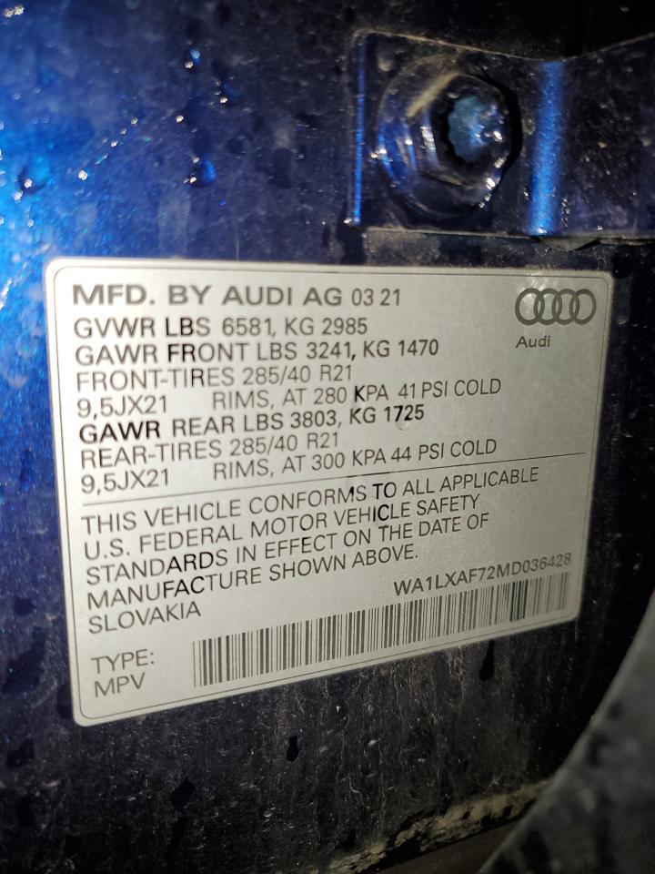 2021 Audi Q7 Premium Plus