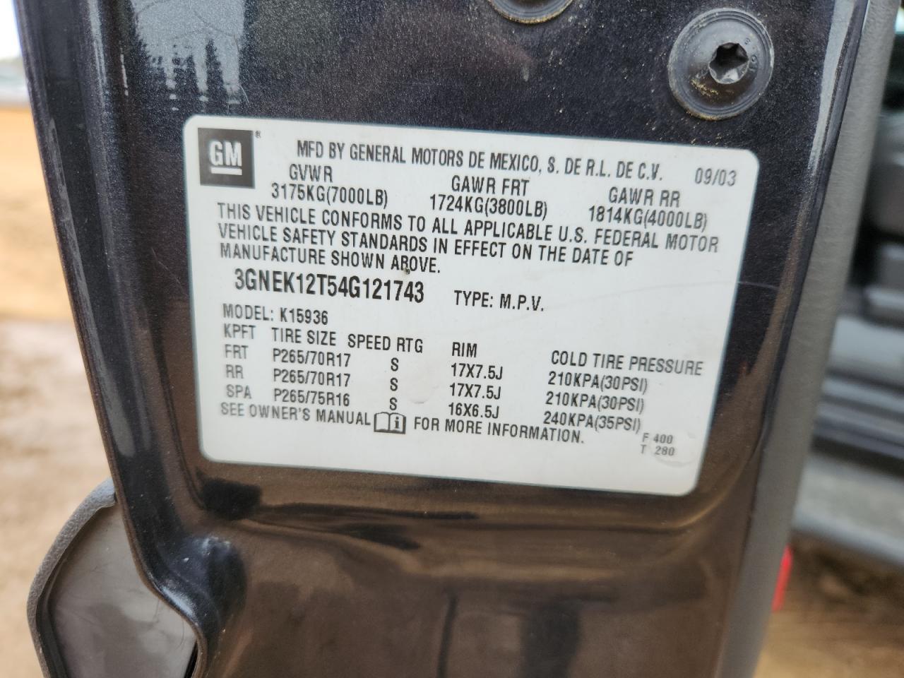 2004 Chevrolet Avalanche K1500