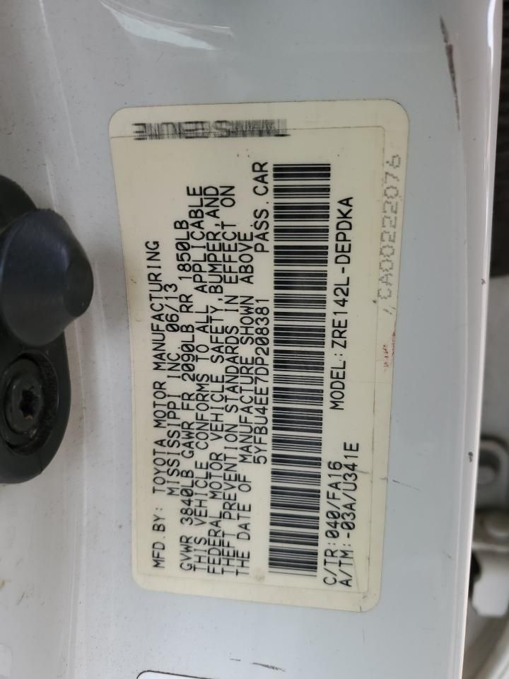 2013 Toyota Corolla Base