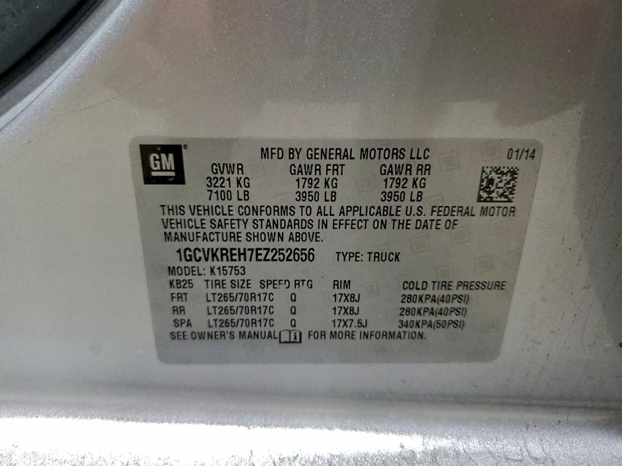 2014 Chevrolet Silverado K1500 lt