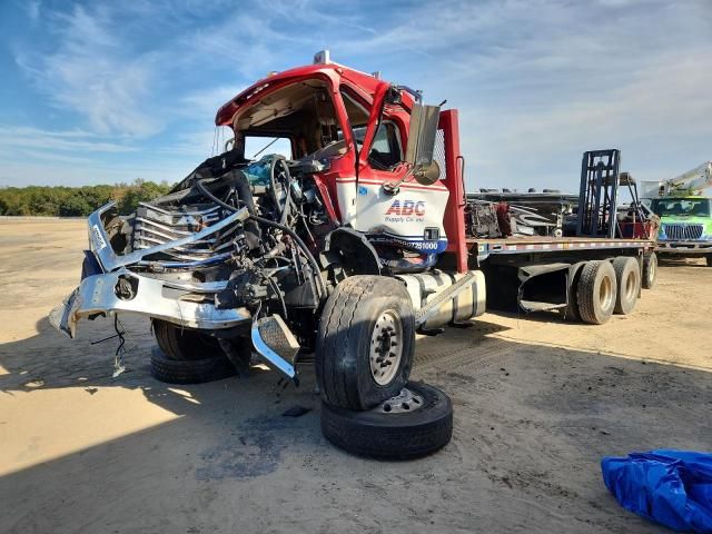 2017 Mack GU813 Flatbed Truck With Moffett Forklift