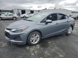 Salvage cars for sale from Copart Vallejo, CA: 2019 Chevrolet Cruze lt