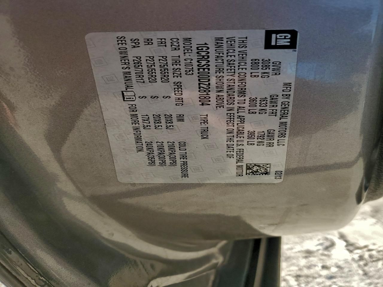 2013 Chevrolet Silverado C1500 lt