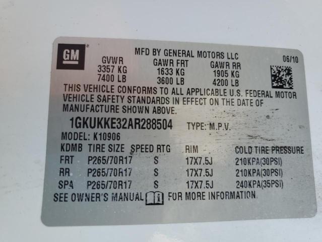 2010 GMC Yukon xl K1500 slt