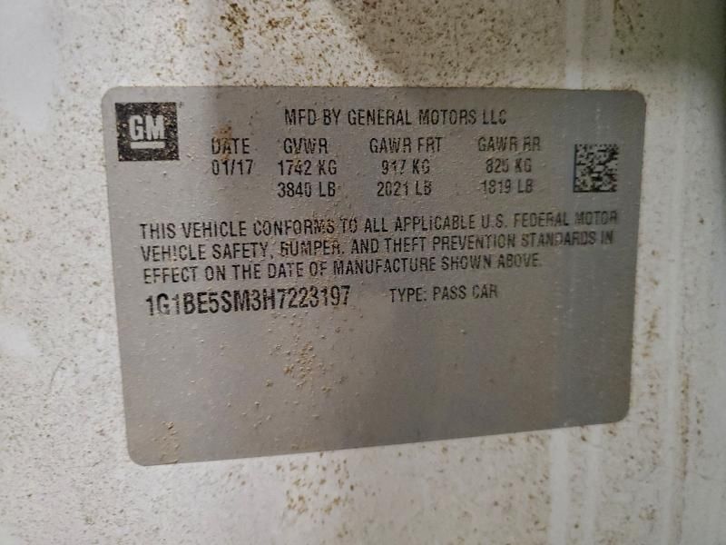 2017 Chevrolet Cruze lt