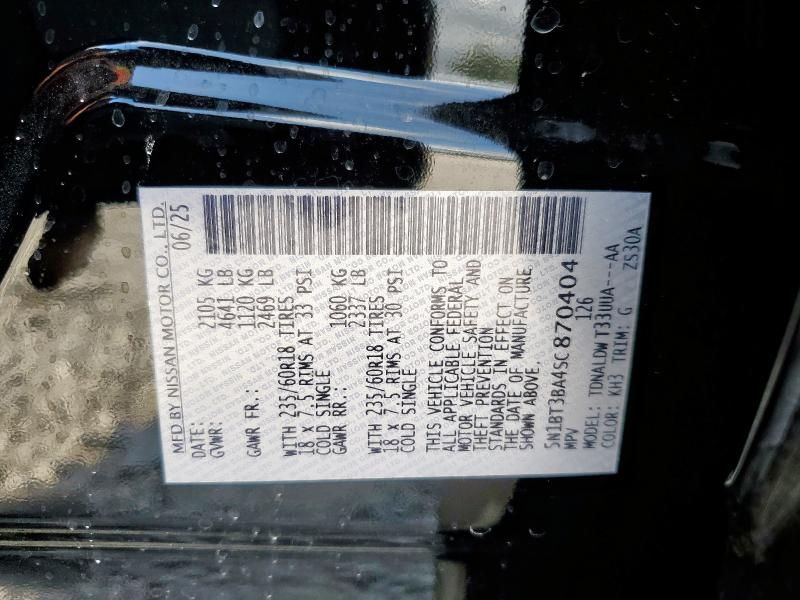 2025 Nissan Rogue sv