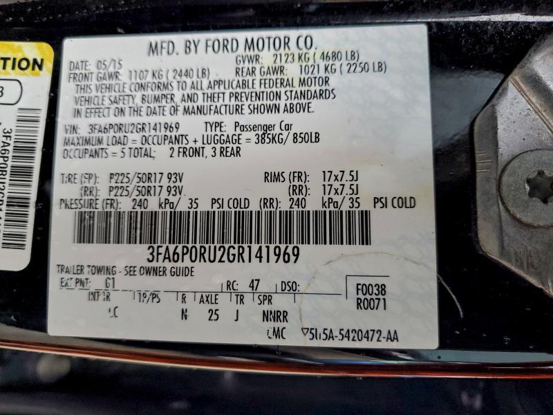 2016 Ford Fusion Titanium hev
