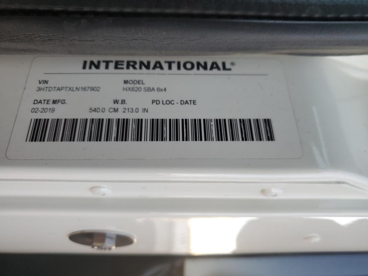 2020 International HX620 Dump Truck