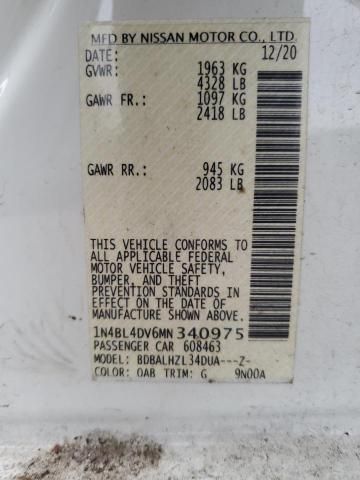 2021 Nissan Altima sv