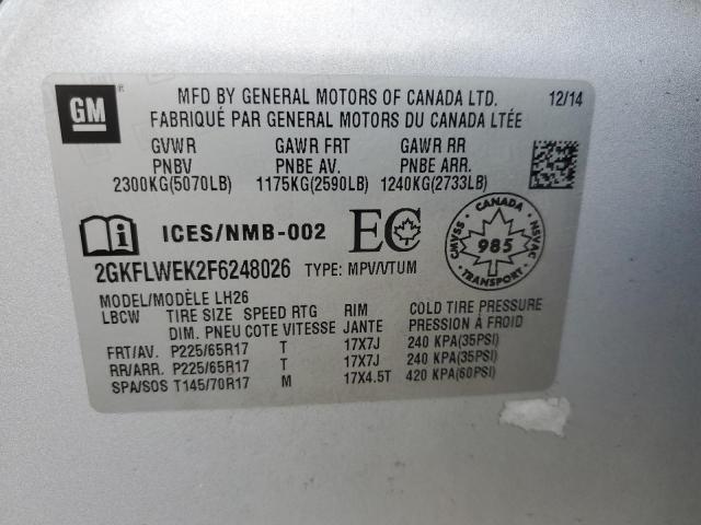 2015 GMC Terrain sle