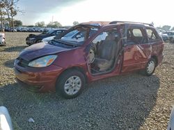Toyota salvage cars for sale: 2005 Toyota Sienna ce